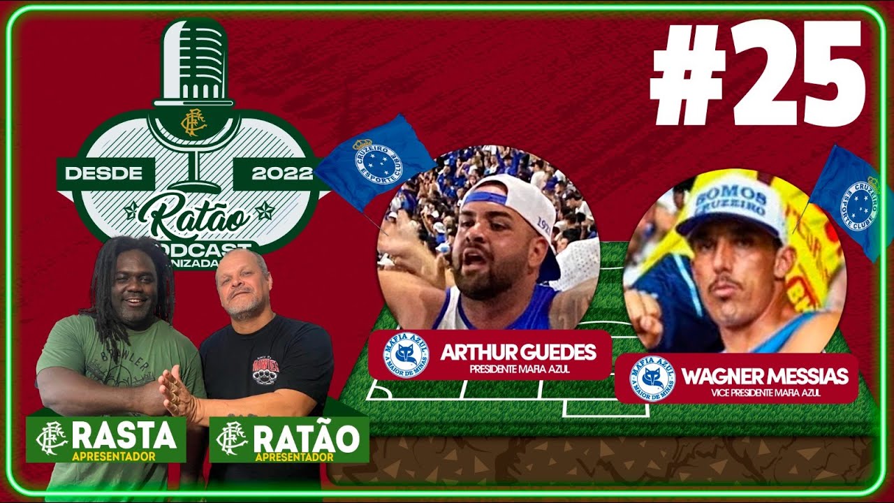 MAFIA AZUL: ARTHUR GUEDES & WAGNER MESSIAS - Ratão Podcast das Organizadas #25