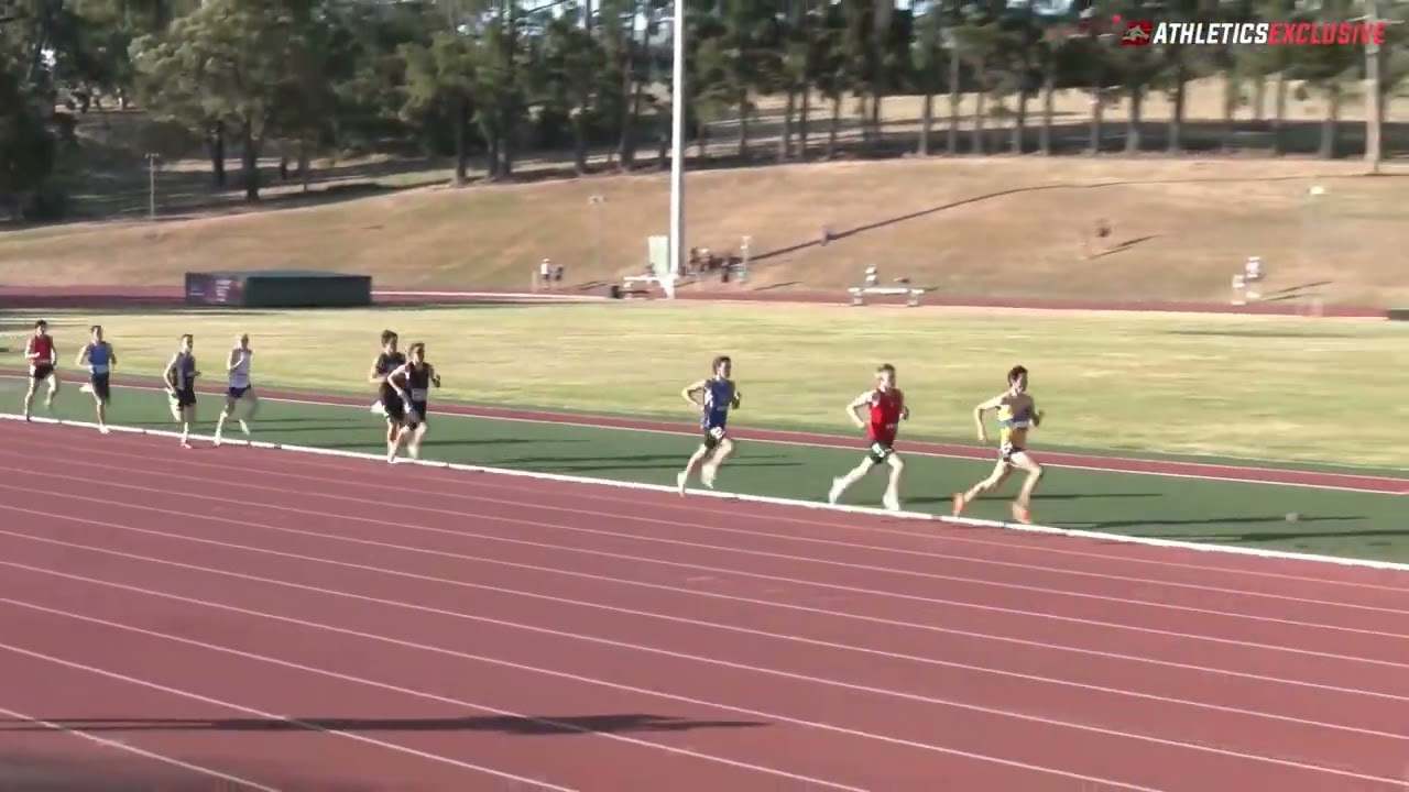 Jack Lunn wins the Male A 800m in 1:50.09: 2025-26 Victorian Milers Club - Meet 3
