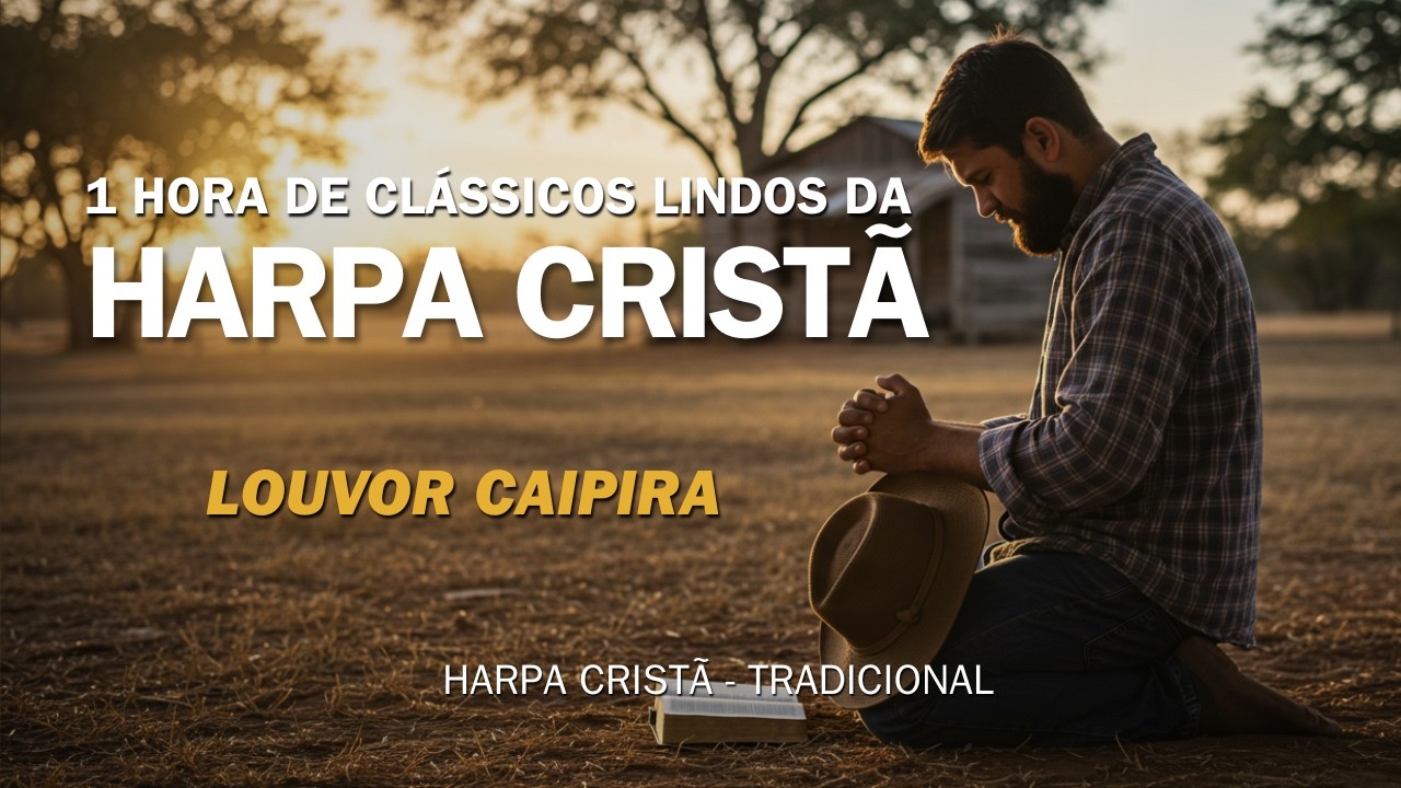 Hinos Clássicos Da Harpa Cristã – Louvor na Roça Com Letra – Hinos Antigos Com Legenda