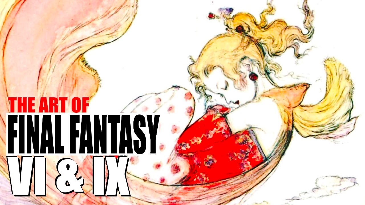 Art of Final Fantasy 6 and 9 from Yoshitaka Amano