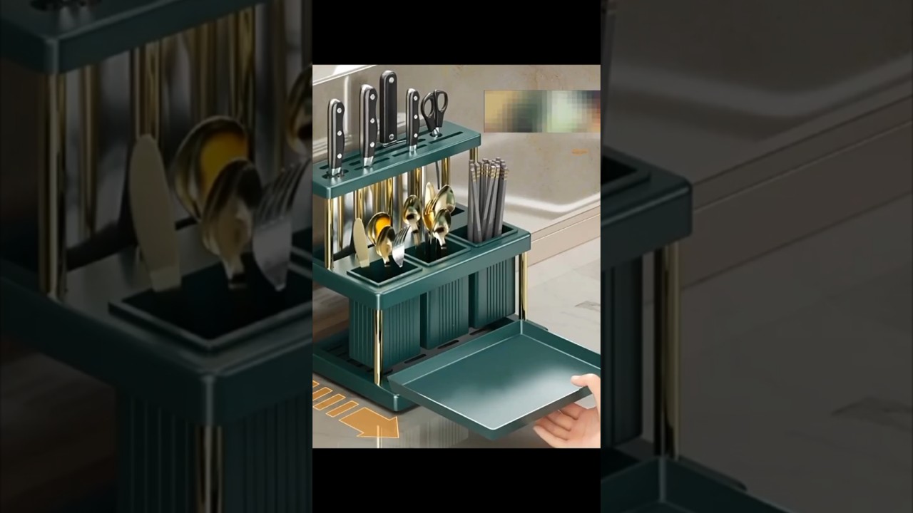 Knife & Spoon Holder Fork Storage Rack On AliExpress #kitchen #kitchenstorage #kitchengedgets