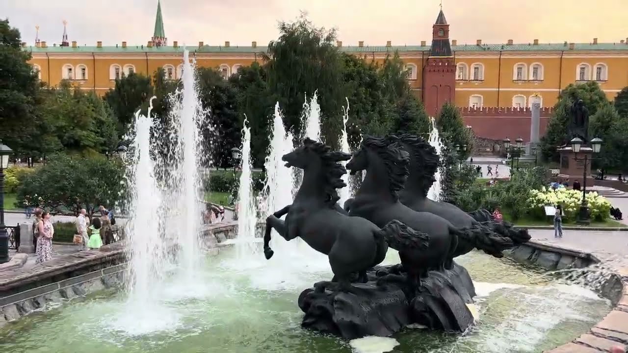 Moscow - Walking Tour Russia - 4K 60fps🎧- Virtual City Walk With Real Ambient Sounds