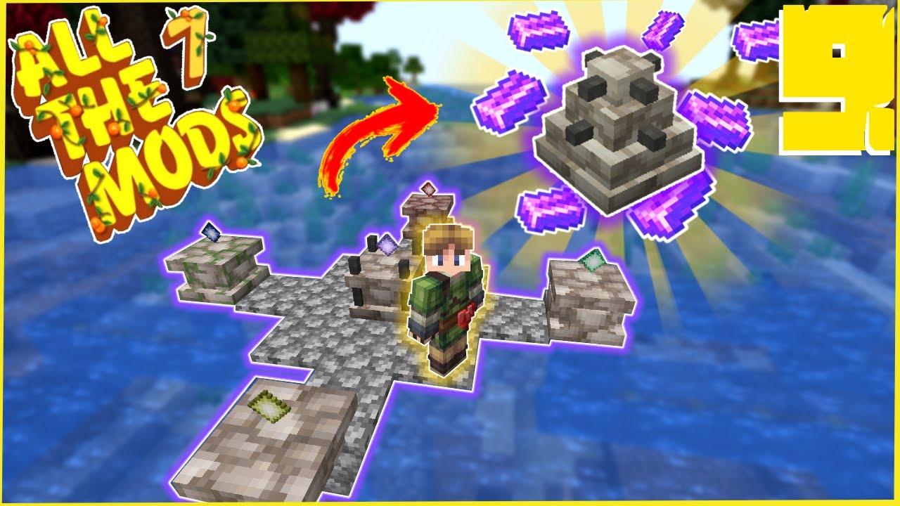 TESTANDO A MINERADORA MÁGICA DO ELEMENTAL CRAFT NO ALL THE MODS 7! MINECRAFT COM MODS 1.18
