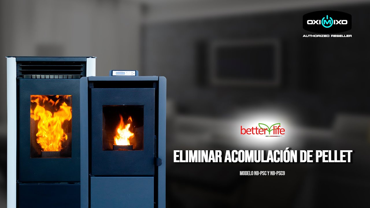 Eliminar acumulación de pellets