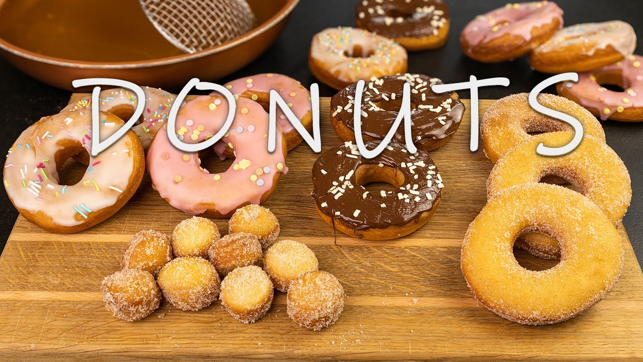 Donuts wie vom B&auml;cker | Ganz einfach zu Hause