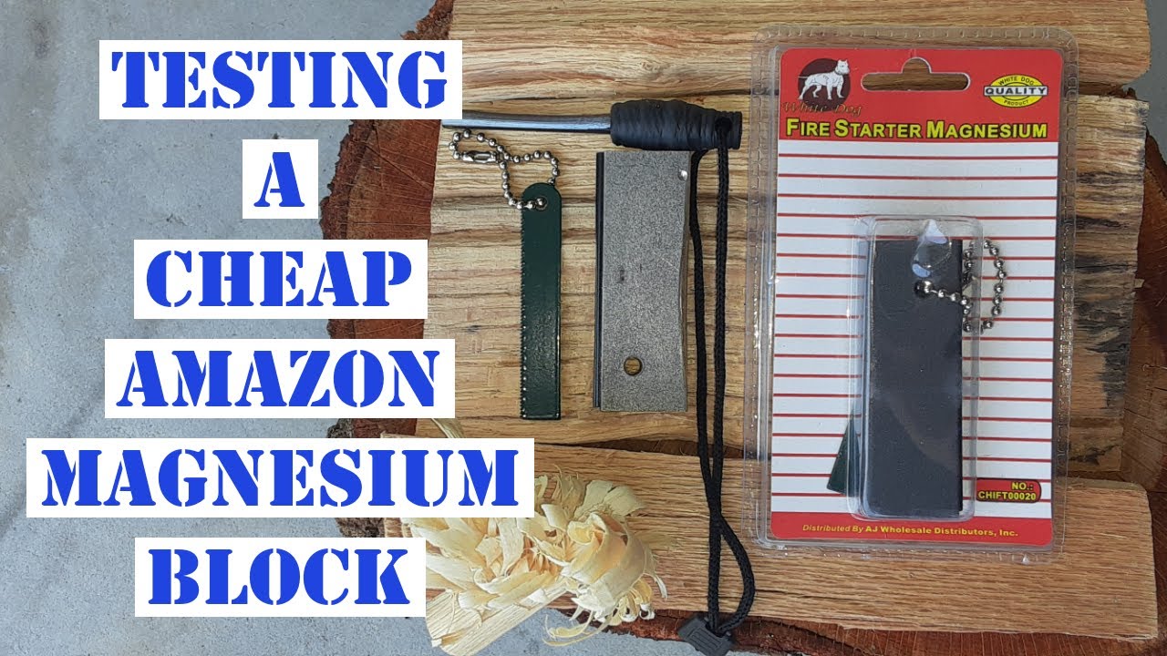 TESTING A CHEAP AMAZON MAGNESIUM FIRE STARTER!!
