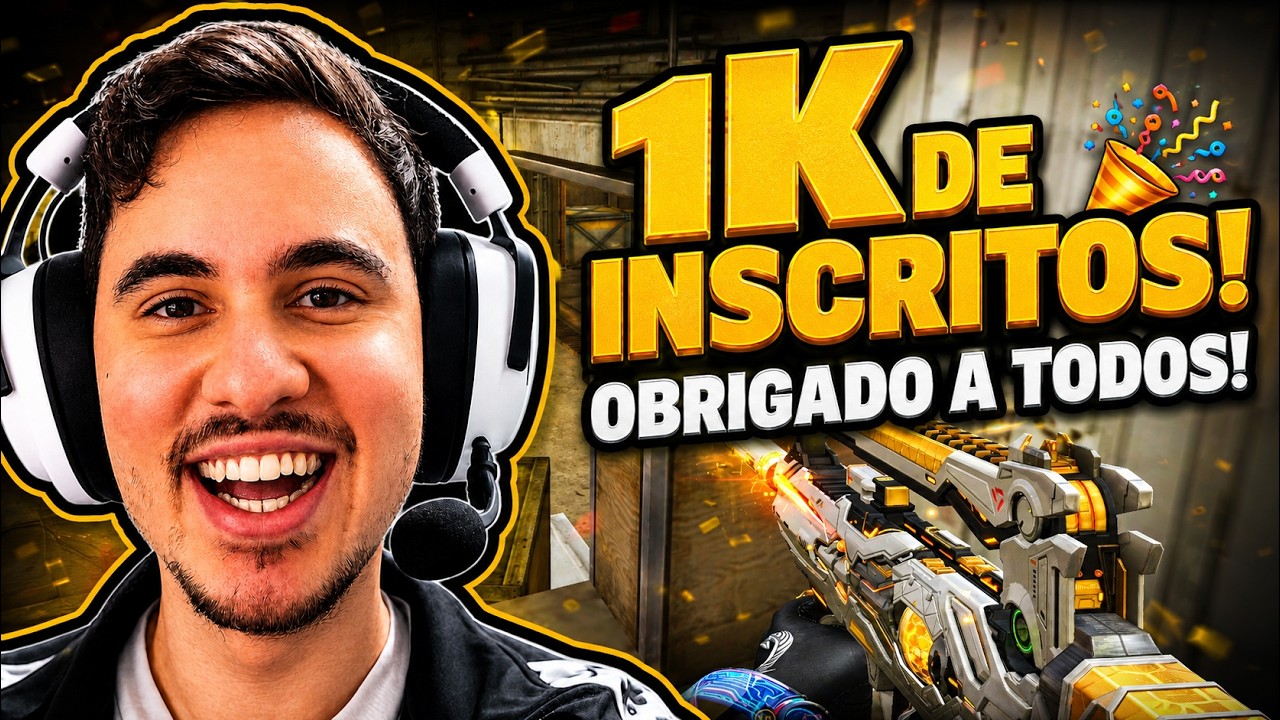 CHEGAMOS A 1K DE INSCRITOS! 🎉 | CF Ranked #144