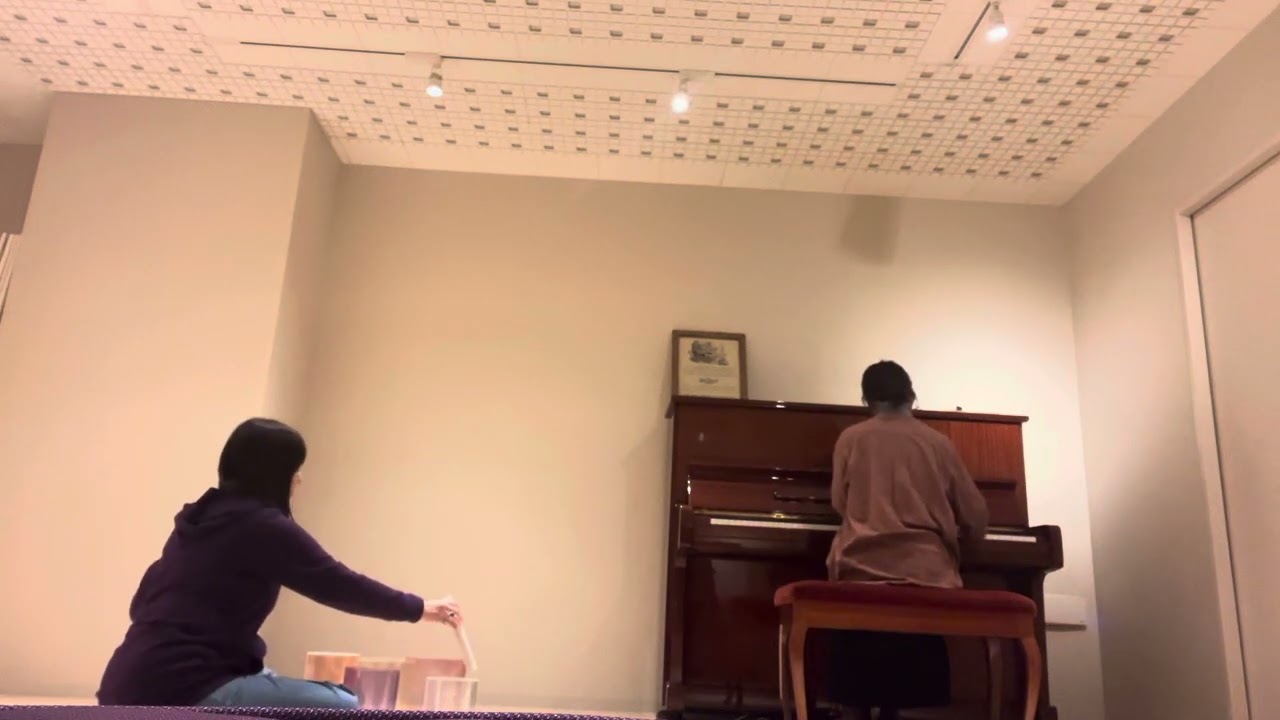 The Sound playing with Crystal Bowls