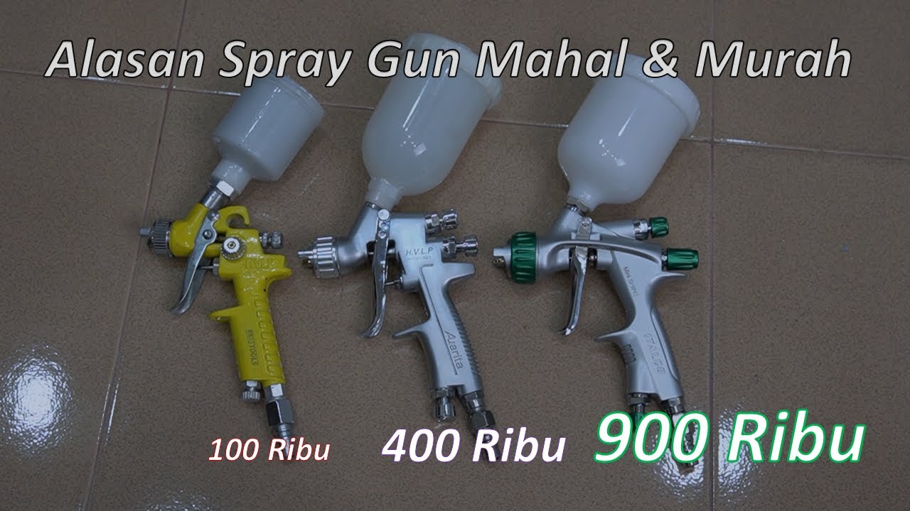 Alasan Spray Gun Mahal dan Murah | HVLP H921 Mini Shine