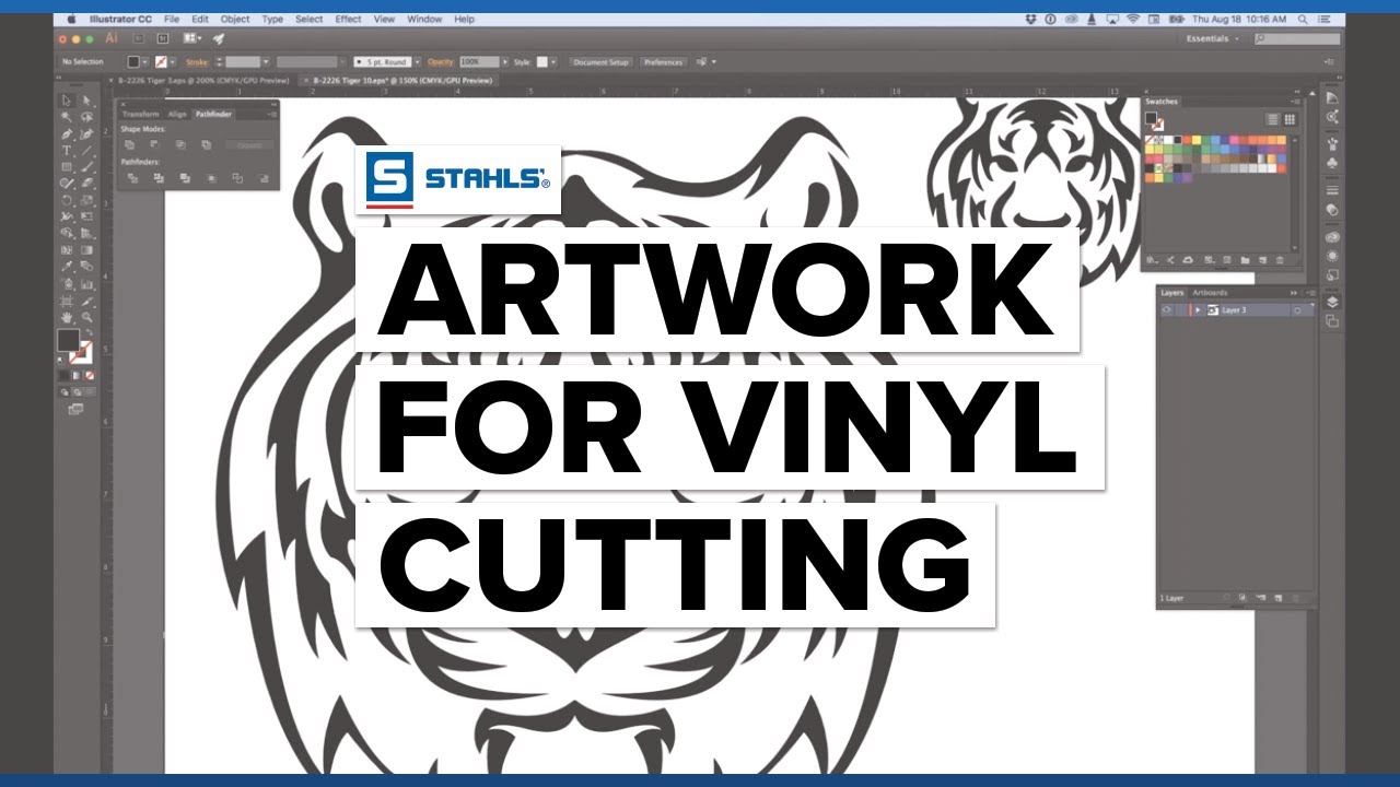 How to Create Artwork for Vinyl Cutting -  Adobe Illustrator Edition