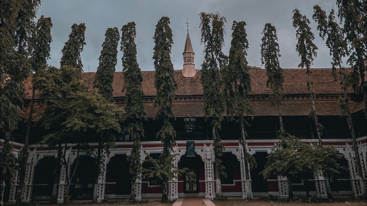 University college , Trivandrum . Kerala’s 150 year old College build by BRITAIN  &Travancore king