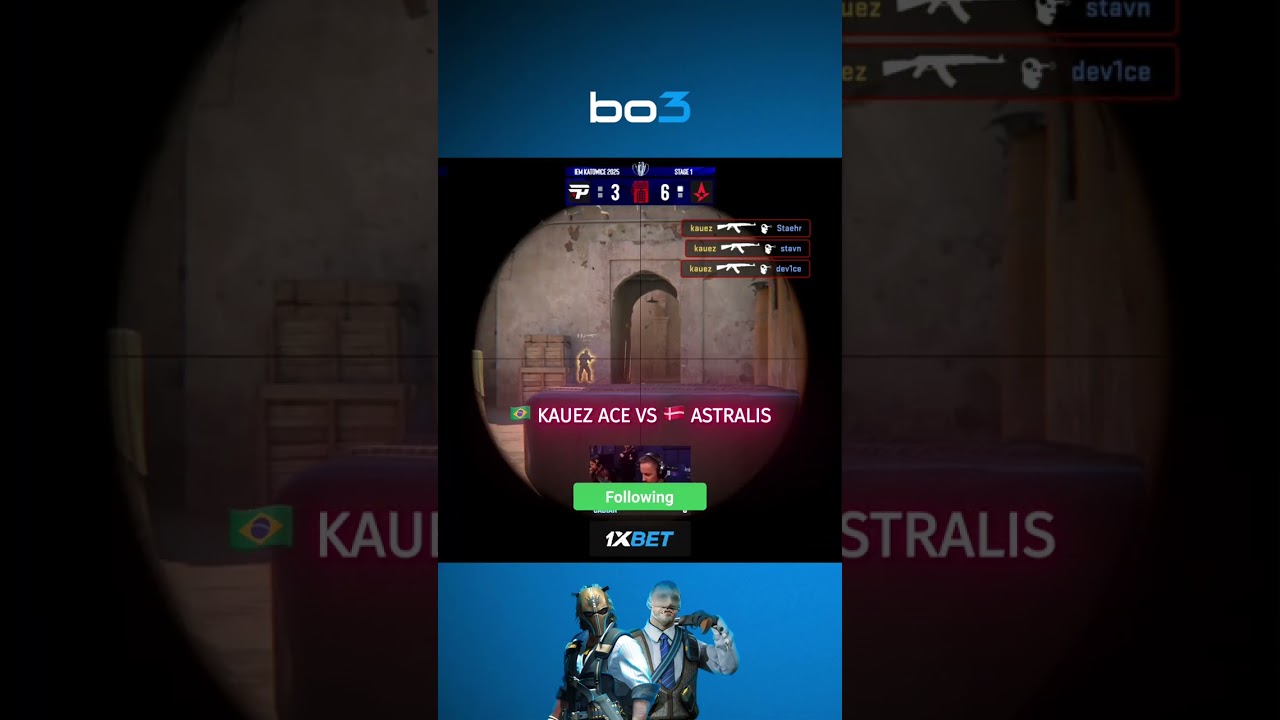 🇧🇷 KAUEZ ACE VS 🇩🇰 ASTRALIS! #cs2 #kauez #paingaming