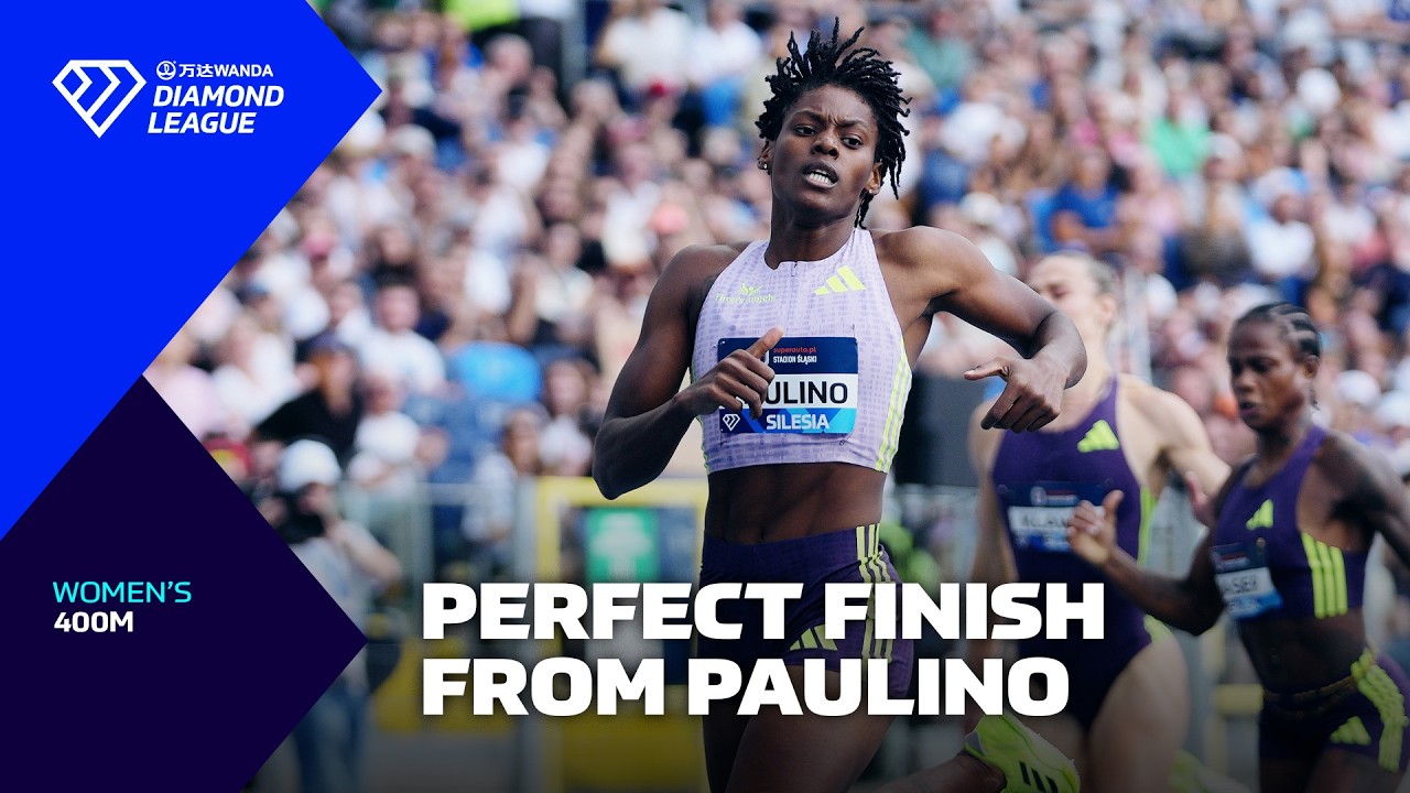 Paulino produces the PERFECT PERFORMANCE over 400m to win in Silesia - Wanda Diamond League 2026