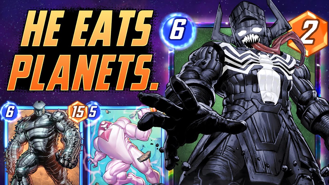 VENOM GALACTUS destroys planets and dreams!!
