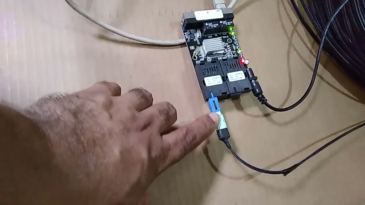 Como montar rede ponto a ponto com fibra ótica utilizando Placa Metro! Mostrando detalhes!