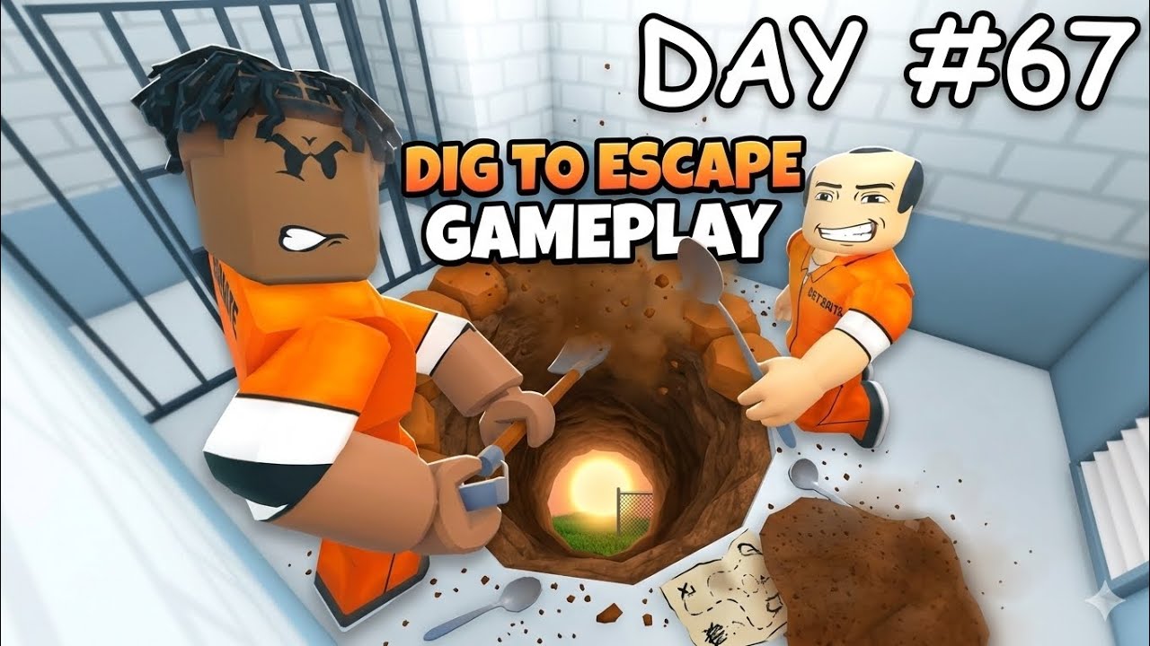 Dig to escape gameplay in roblox#roblox #minecraft#digtoescape