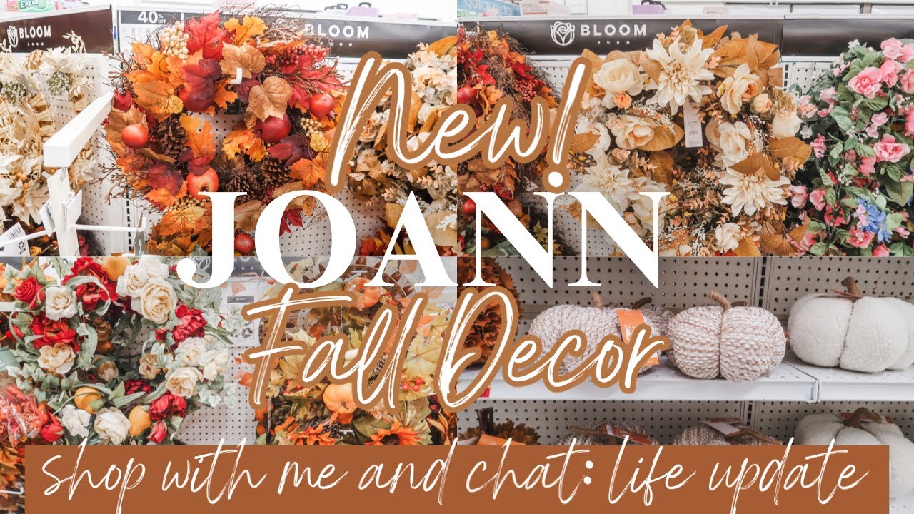 JOANN FALL DECOR 2023 SHOP WITH ME FIRST IMPRESSION | COME SHOP WITH ME AT JOANNS FOR THE FIRST TIME