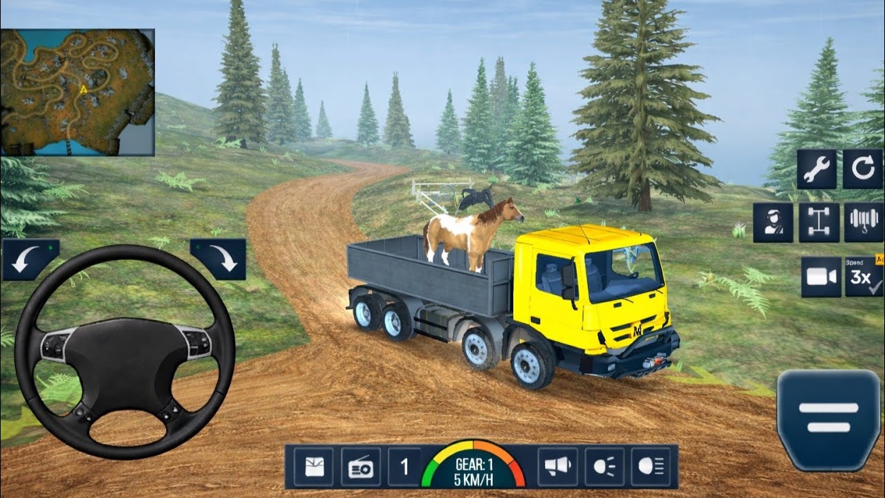 Cargo Delivery On Slippery Mud Road 😱 | Intense Truck Gameplay 
