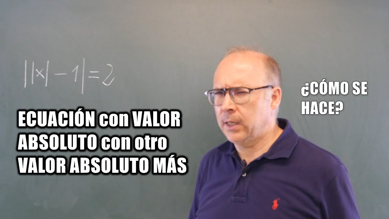 📌 ECUACI&Oacute;N con VALOR ABSOLUTO con otro VALOR ABSOLUTO M&Aacute;S 🤔 #ecuaciones #matematicas