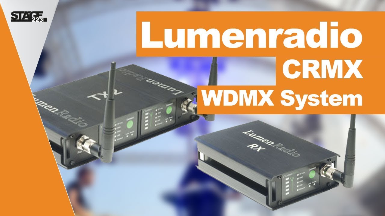 Veranstaltungstechnik | Lumenradio CRMX W-DMX System (Nova RX, Nova TX2) | stage.review
