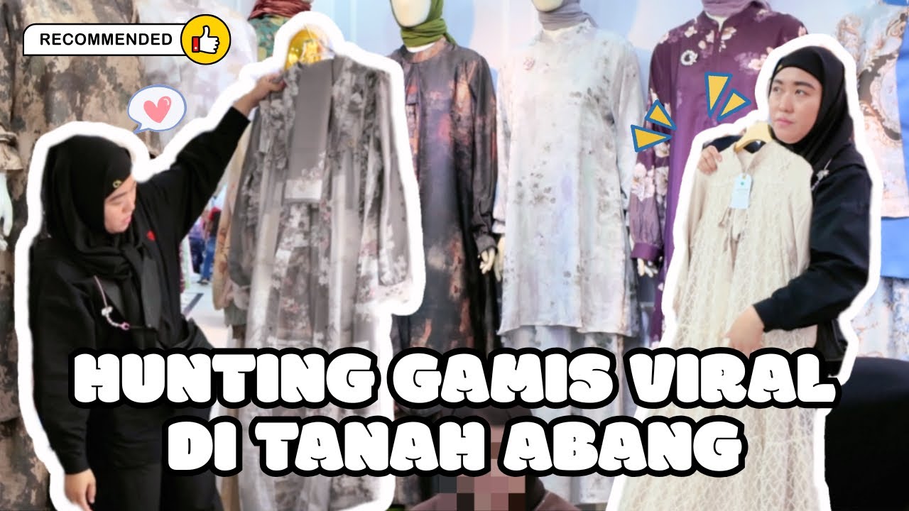 GAMIS VIRAL YANG LAGI RAME DI TANAH ABANG⁉️MODELNYA CANTIK CANTIK BANGET😭❤️#tanahabang #grosir 