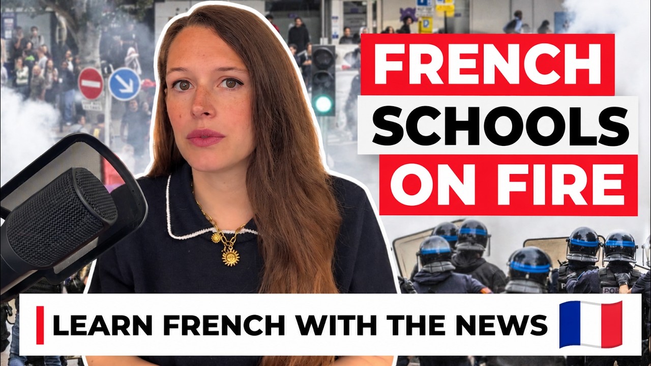 Riots at French High Schools - Learn French with the News #40