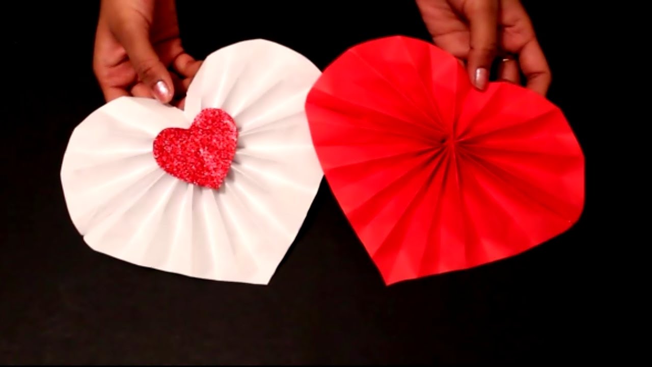 DIY- Easy Valentine's Day Craft  2019 | DIY Paper Heart Decoration ideas