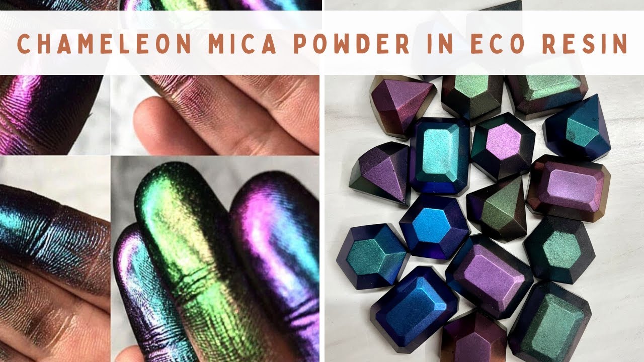 DIY Chrome Jewels with Eco Resin (Jesmonite, Aqua Resin)