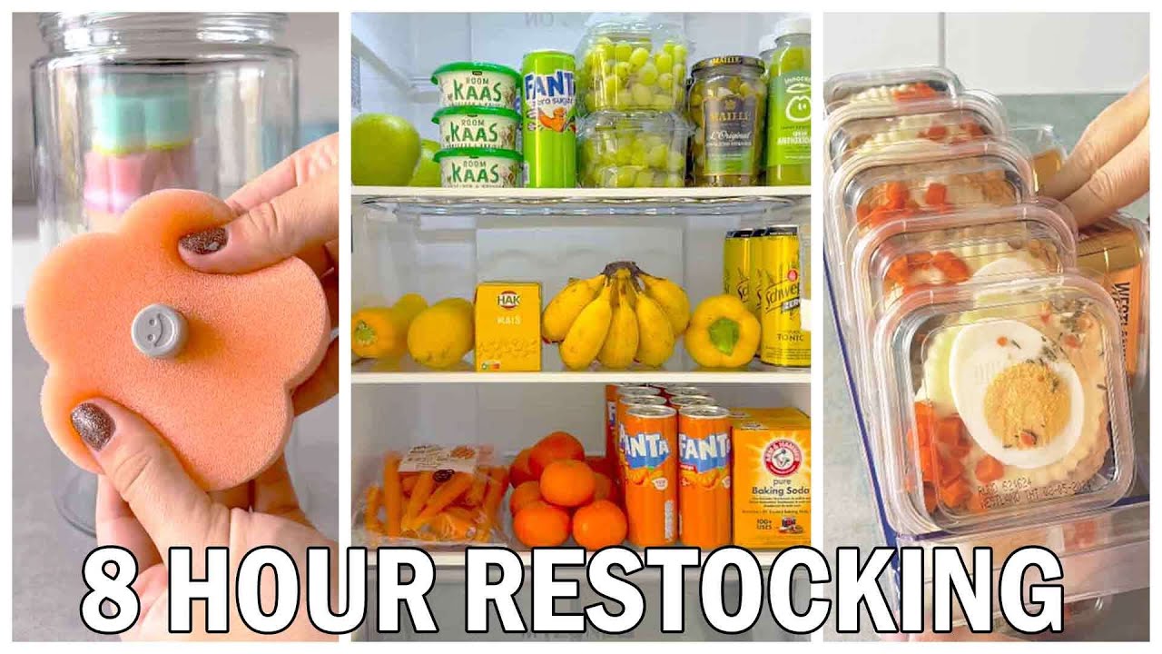 8 Hour Restocking ASMR Videos To Help You Fall Asleep | Cleaning, Organising & Satisfying Sounds ✨