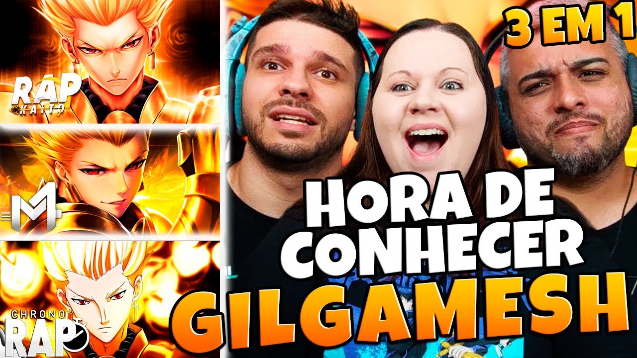 3 EM 1 Do Gilgamesh (Fate) | M4RKIM + KAITO + CHRONO | FAMILY REACTS