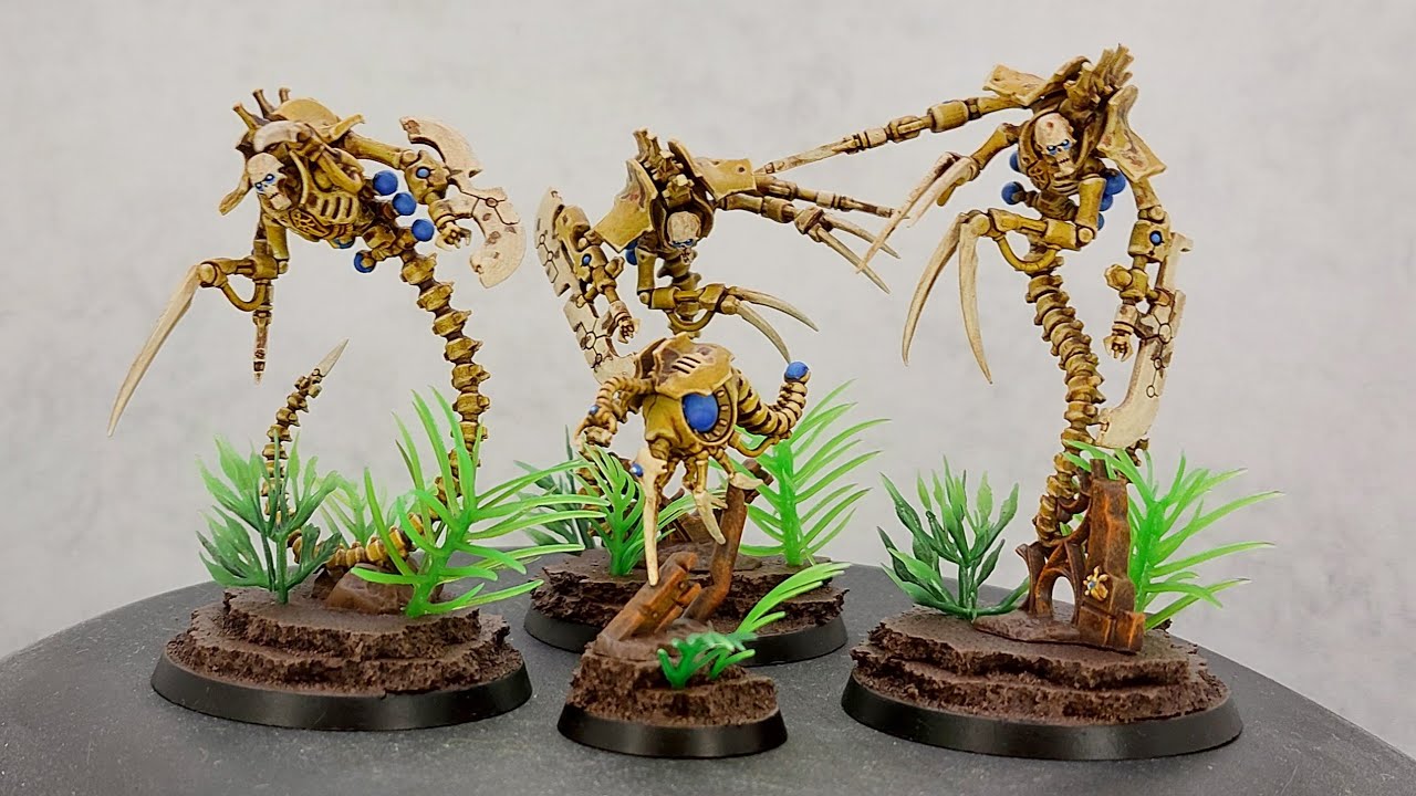 40K Necron Ophydian Destroyers