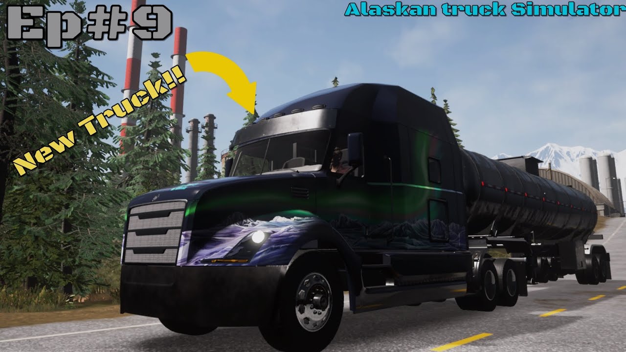 (Alaskan Road Truckers) Ep#9] Very Weird Sounding Chickens/ New WorkShop Setup/ And New Rig.
