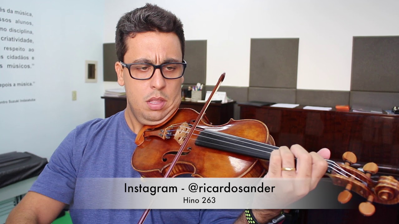 Hino 263 Violino Hinário 5 CCB