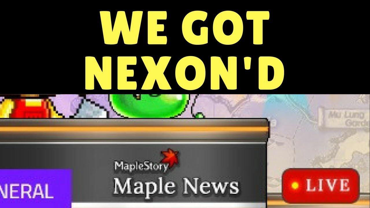 COMPENSATION and Server's finally fixed | MAPLESTORY | Axgunner