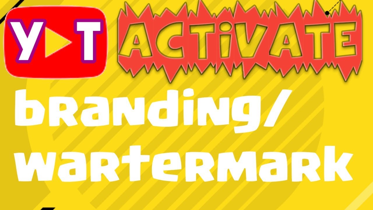 How to activate YouTube watermark (ANDROID)