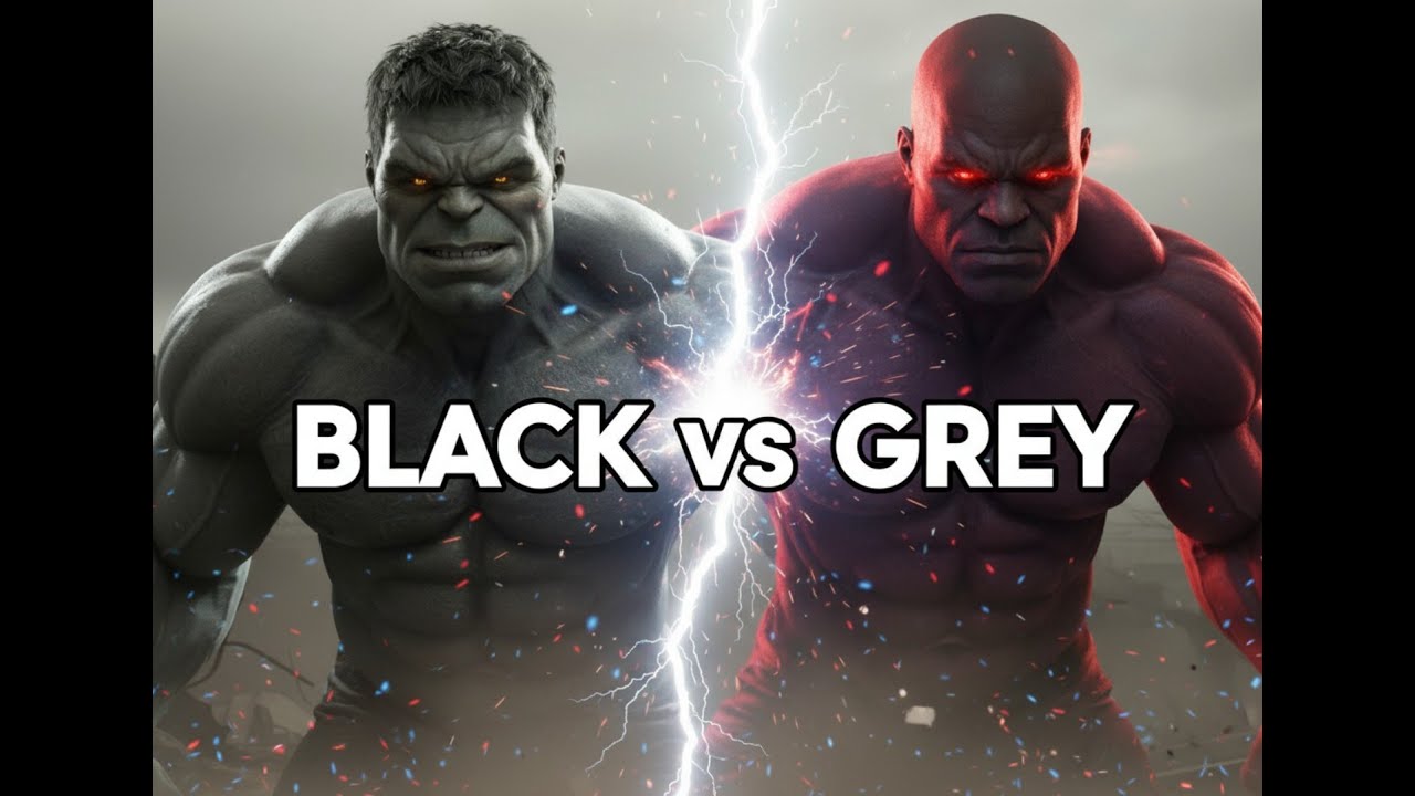 🔥Black Hulk vs Grey Hulk