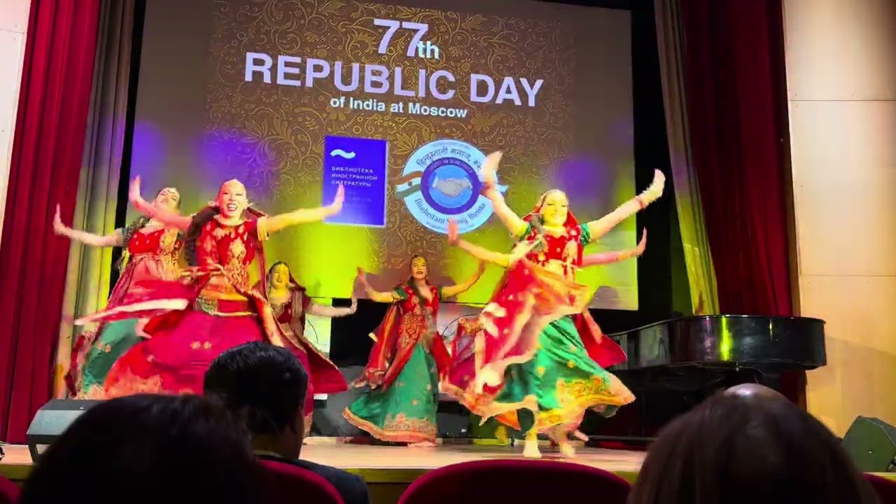 Republic day of india at Moscow 