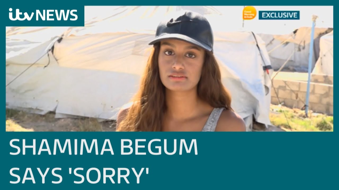 Shamima Begum apologises to UK public and says she'd 'rather die' than return to IS | ITV News