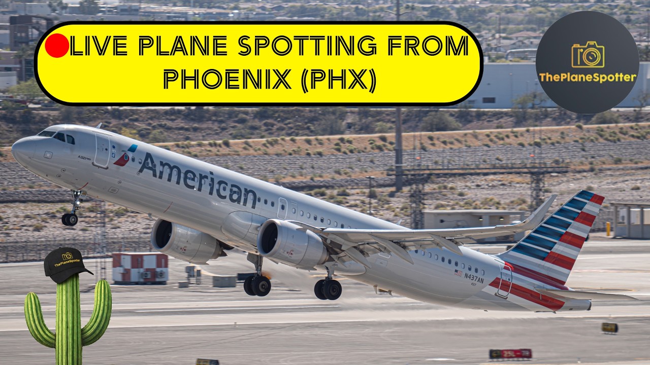 🔴 LIVE Plane Spotting | Phoenix Sky Harbor International Airport (PHX) ✈️ | 4/4/26