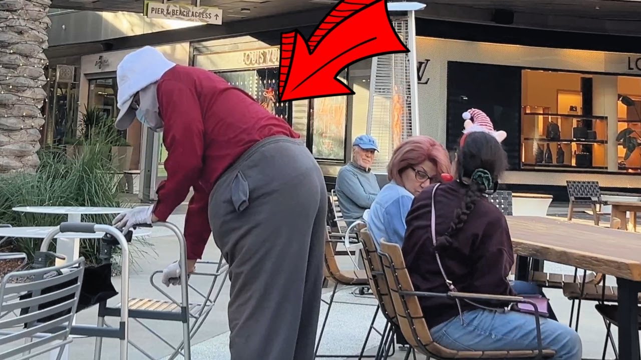 Bad Grandpa Farts In Women's Faces At The Mall!!