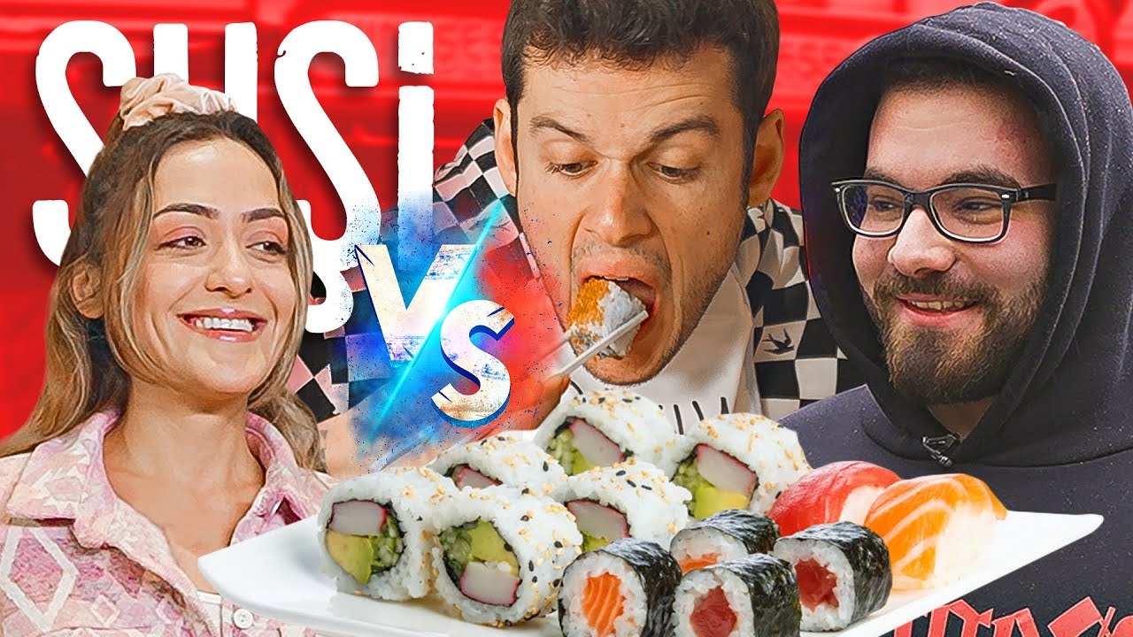 EEEEN ÇOK SUSHİ YEME YARIŞMASI! @Tuna Tavus  @Ceren Yılmaz