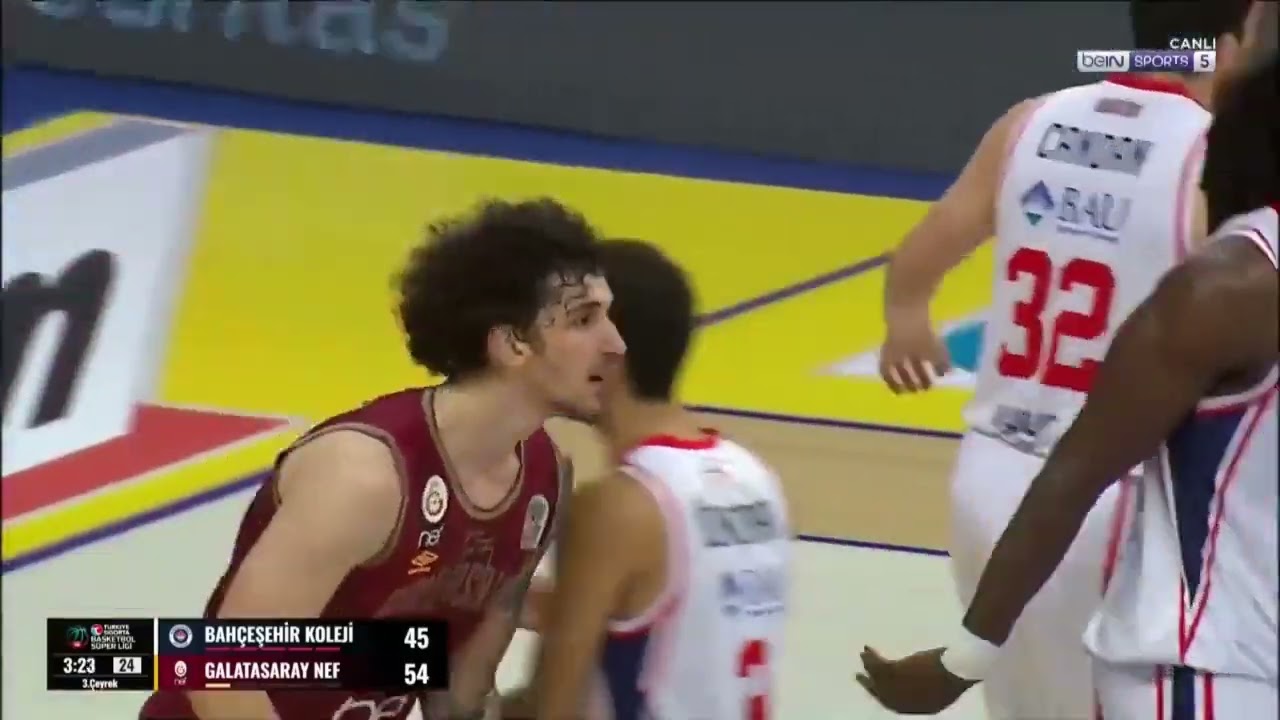 Sadik Emir Kabaca 18pts+6rbs+2stls at Bahcesehir
