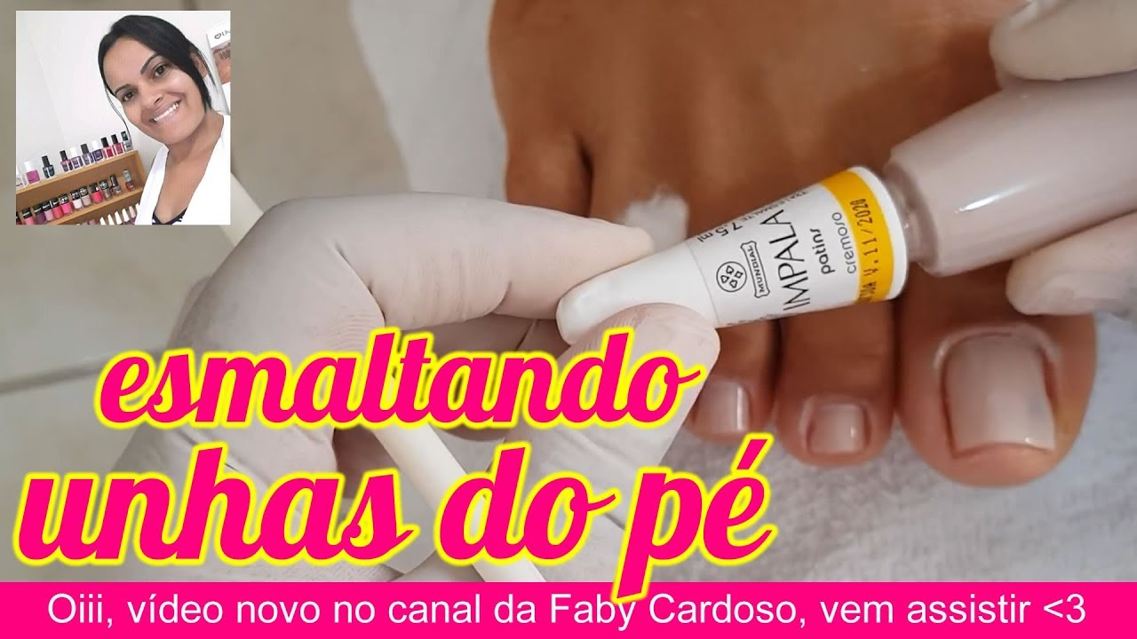 Esmaltando Pé com Esmalte Nude - Patins Impala por Faby Cardoso