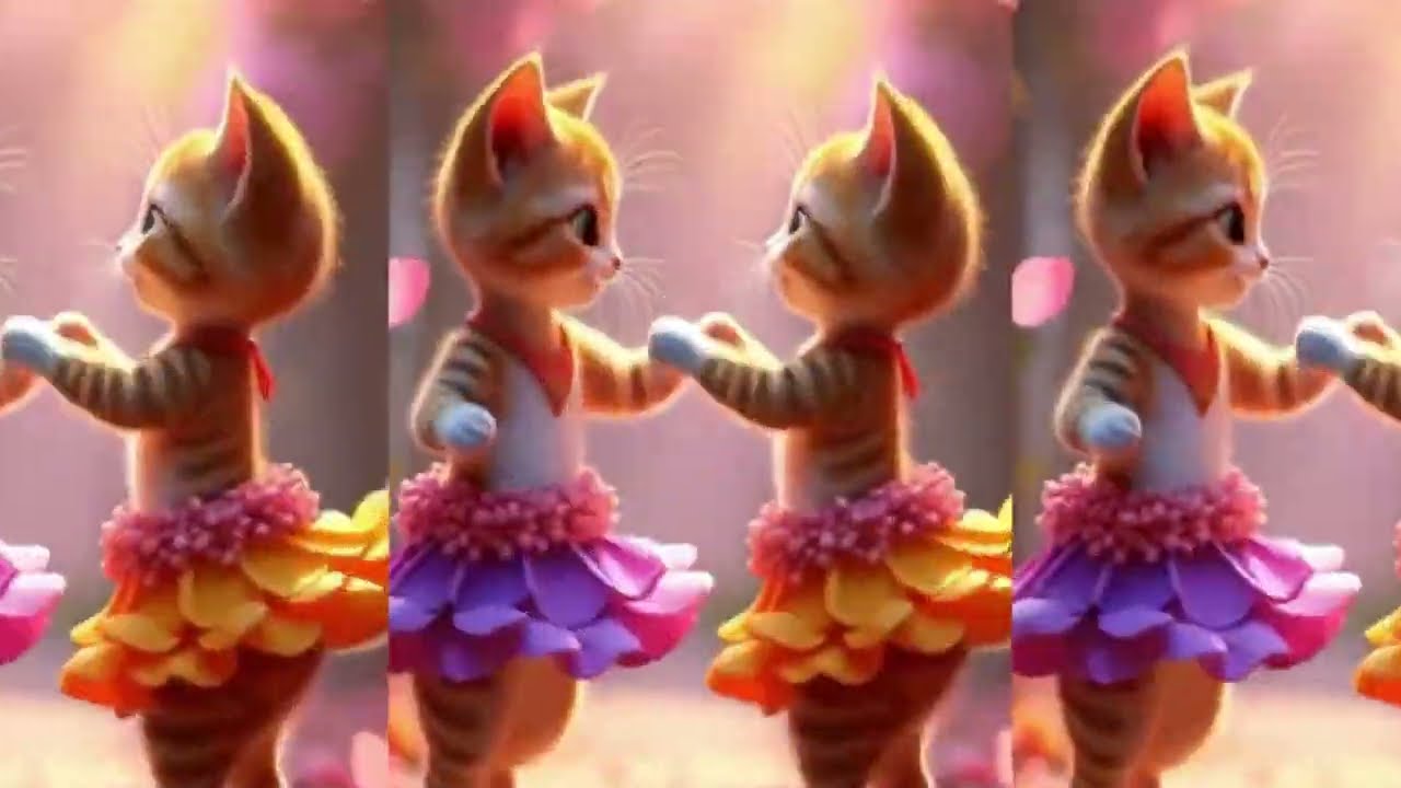 cats dance and funny video