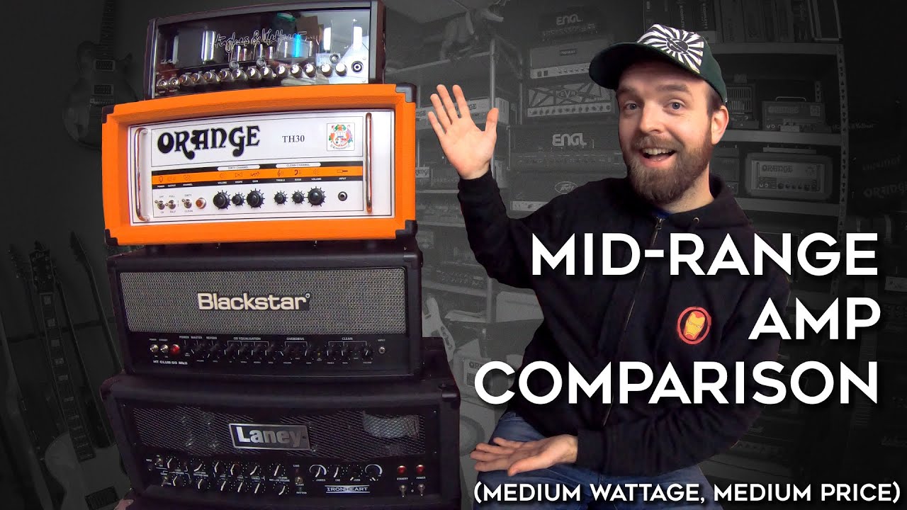 'MID-RANGE' amp comparison! (Orange vs Blackstar vs Hughes & Kettner vs Laney)