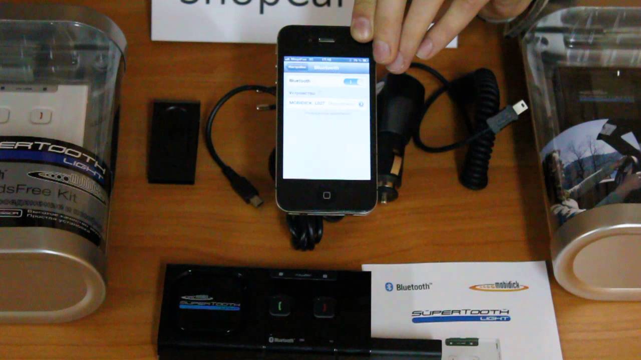 Mobidick Supertooth Light громкая связь в автомобиль