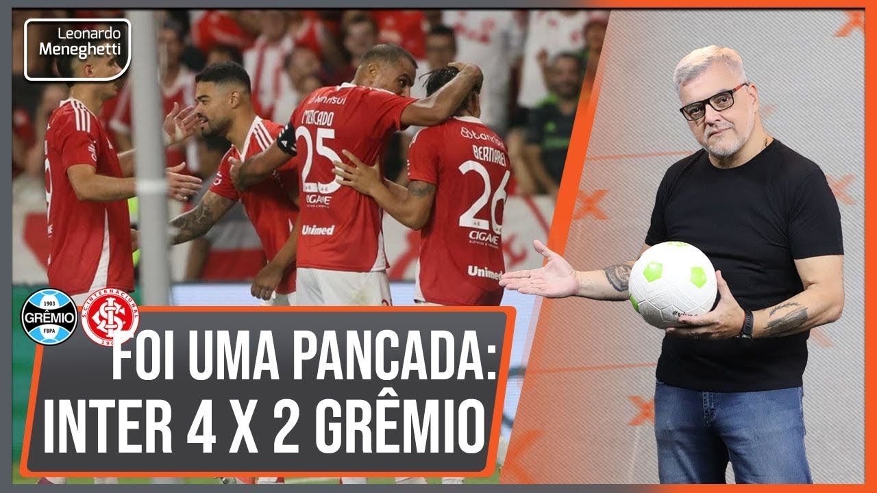 Inter amassa o Grêmio com incontestáveis 4 x 2!