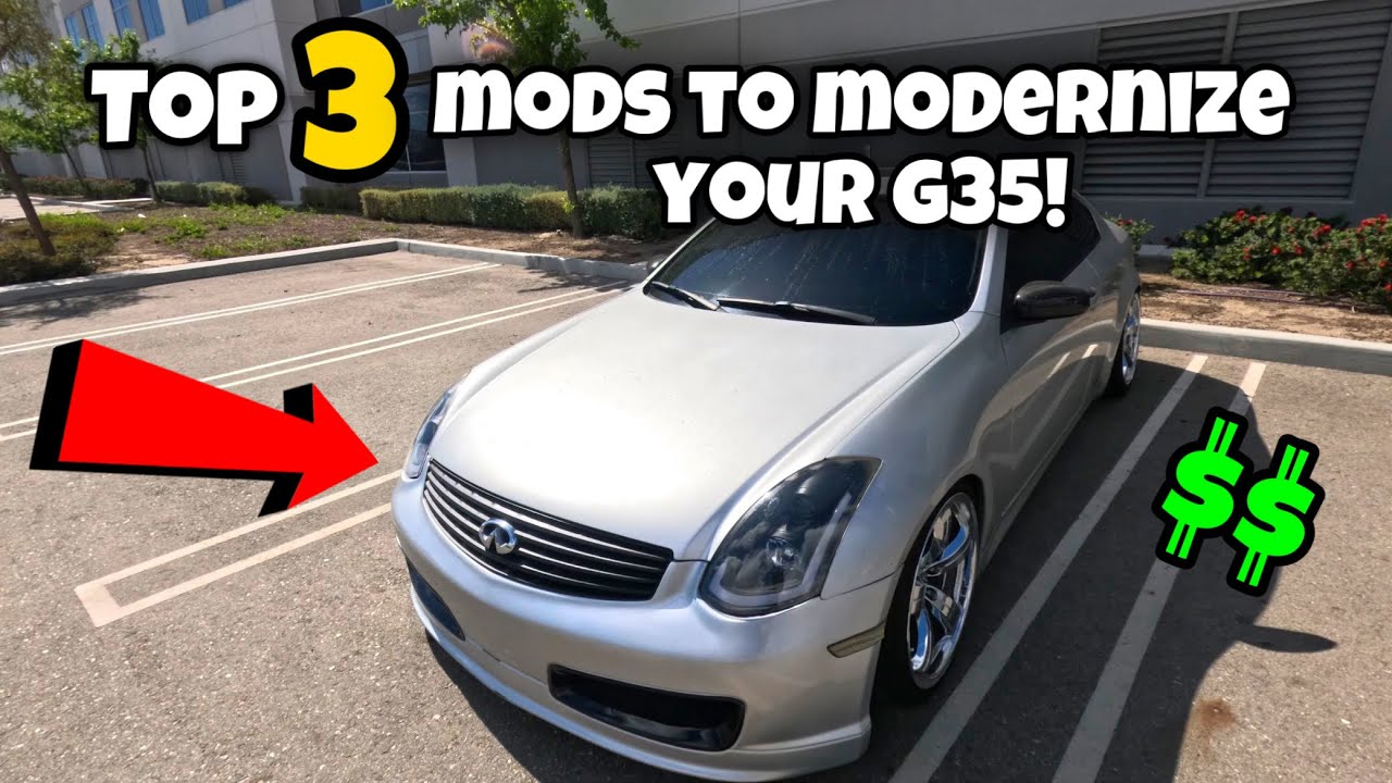 Top 3 CHEAP MODS To TRANSFORM Your G35/350Z!!