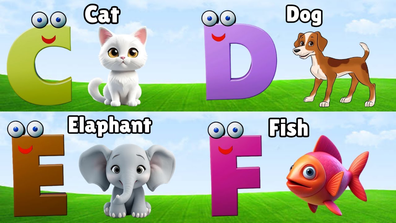 ABC Phonics Sound Songs for Preschoolers + Kids Songs and Nursery Rhymes