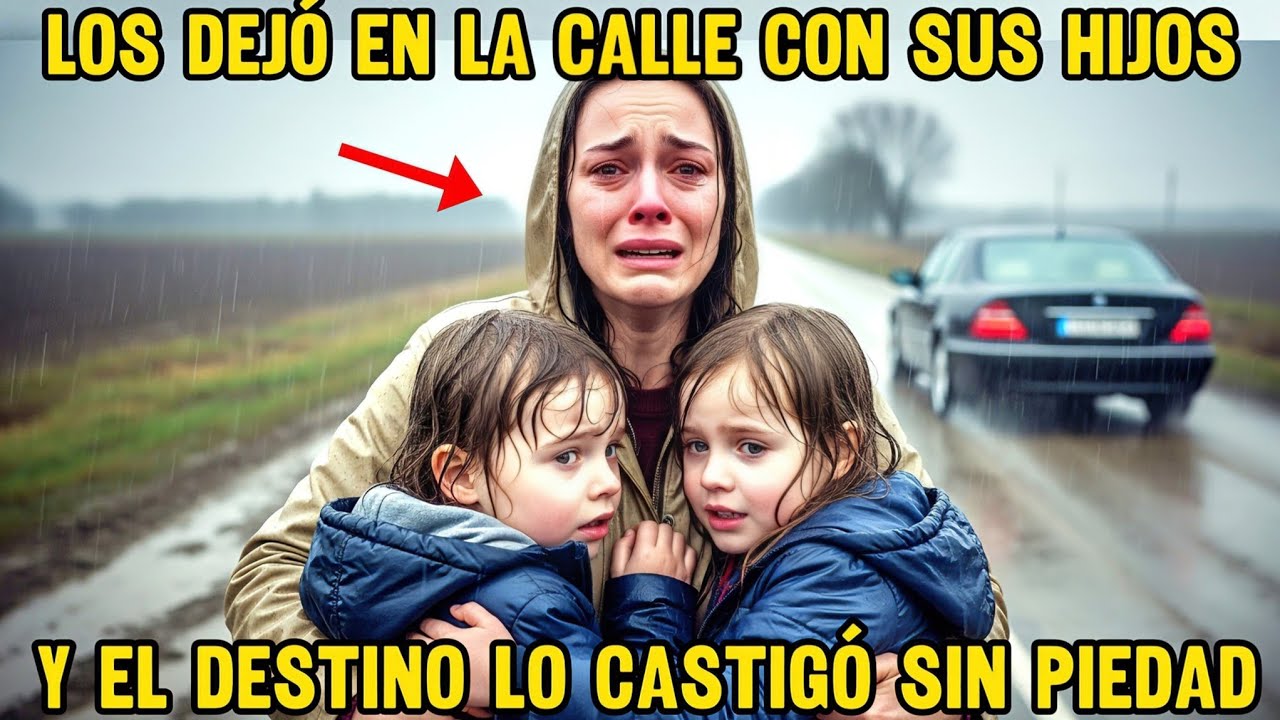 “Abandonó a su esposa y a sus hijos en la calle… y el destino lo castigó sin piedad.”